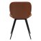 Cloud Dan-Form spisestuestol PU kunstlder cognac farvet.