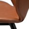 Cloud Dan-Form spisestuestol PU kunstlder cognac farvet.