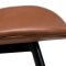 Cloud Dan-Form spisestuestol PU kunstlder cognac farvet.