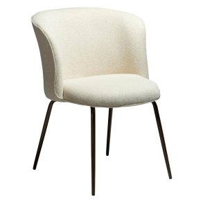 Bliss Dan-Form matstol bouclé offwhite.