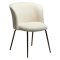 Bliss Dan-Form matstol bouclé offwhite.