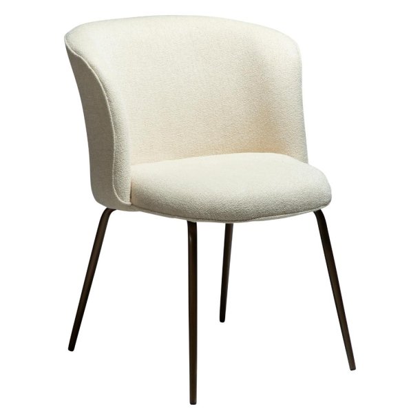 Bliss Dan-Form matstol bouclé offwhite.