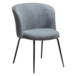 Bliss Dan-Form matstol bouclé mörkgr.