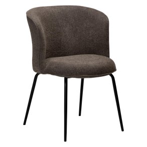 Bliss Dan-Form matstol bouclé brun.