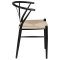 Delta Dan-Form krzesło stołowe naturalny, czarny.