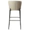 Glam Dan-Form barstol boucle beige.