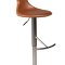 Flair Dan-Form barstol hydejusterbar ekte lr brun.