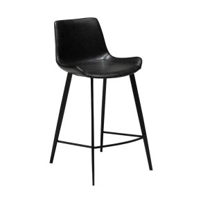 Hype Dan-Form counter stol PU kunstl�r svart.