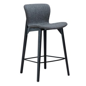 Paragon Dan-Form Sessel Boucl&eacute; dunkelgrau.