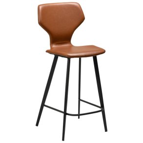 S.I.T Dan-Form counter stol PU kunstlr lysebrun.