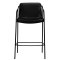 Boto Dan-Form counter stol med armlene PU kunstlr svart.