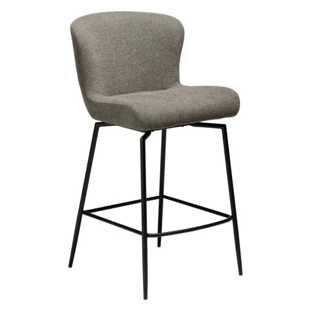 Glory Dan-Form Counterstuhl Drehfu&szlig; Boucl&eacute; hellbraun.