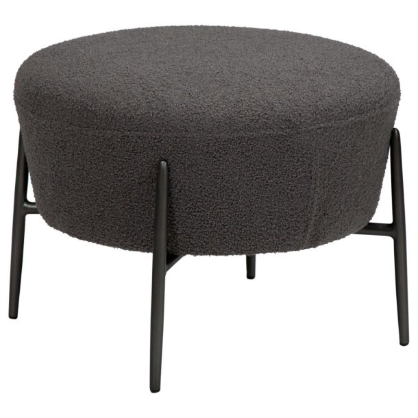 Orbit Dan-Form Pouf Bouclé grau.