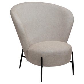 Orbit Dan-Form lnestol bouclé lysegr.