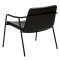 Boto Dan-Form Sessel mit Armlehnen PU-Kunstleder schwarz.