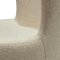 Glam Dan-Form kontorstol bouclé offwhite.