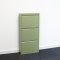 Pisa skoskap med 9 drer i metall grnn. Leveres ferdig montert.