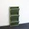 Pisa skoskap med 9 drer i metall grnn. Leveres ferdig montert.