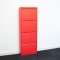 Pisa Armoire  chaussures  12 rabats/portes en mtal, rouge. Livr entirement mont. 