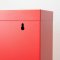 Pisa Armoire  chaussures  12 rabats/portes en mtal, rouge. Livr entirement mont. 