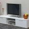 Bergamo Tv-bord med 2 skuffer og 2 hylder bredde 172 cm, hjde 33 cm hvid hjglans.